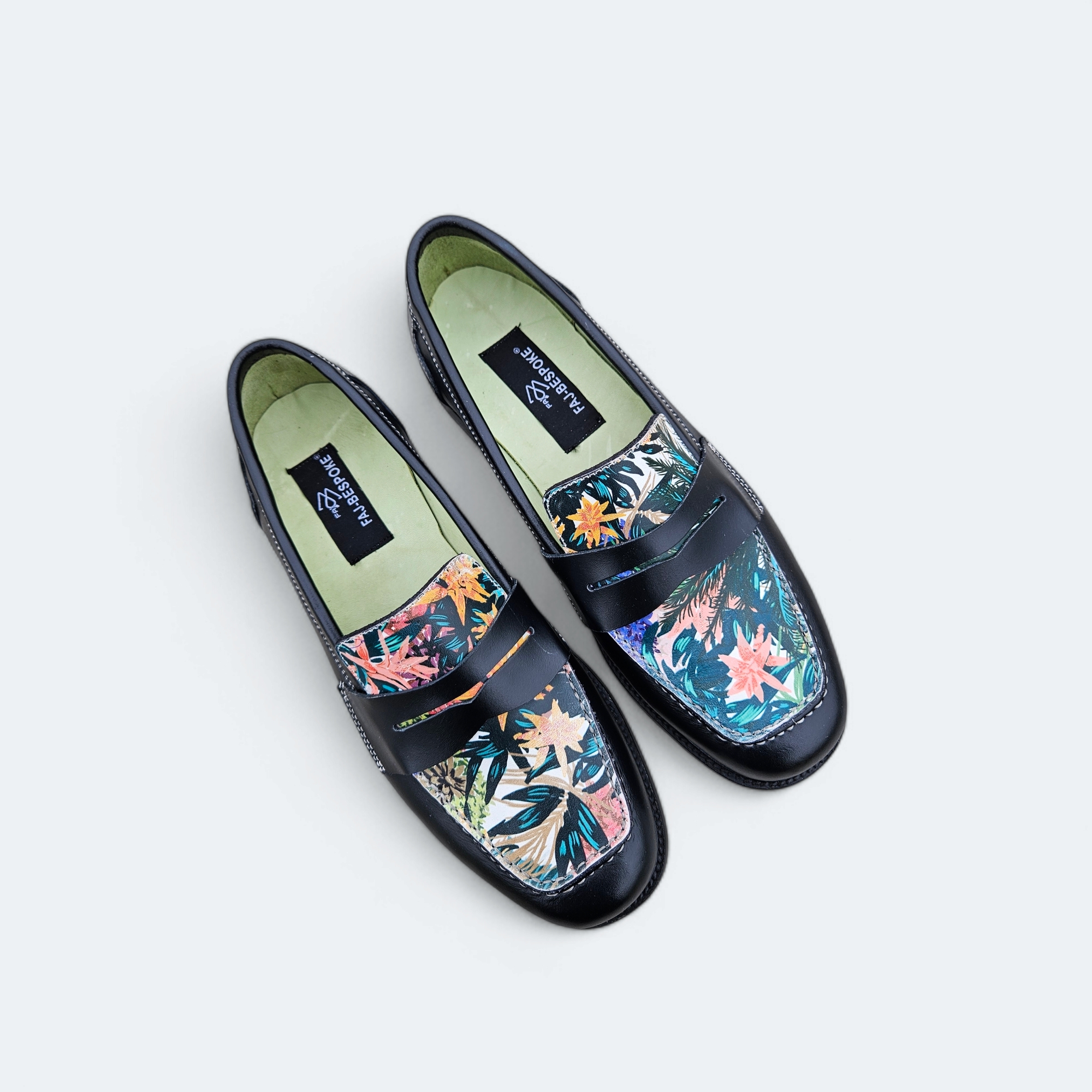Faj Signature Penny Loafer with Floral print